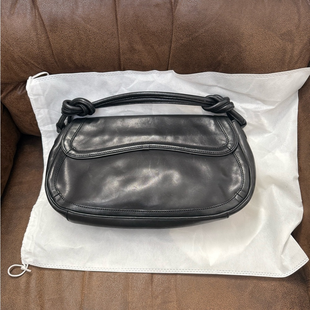 FORTH & TOWNE Black Leather Bag/Purse